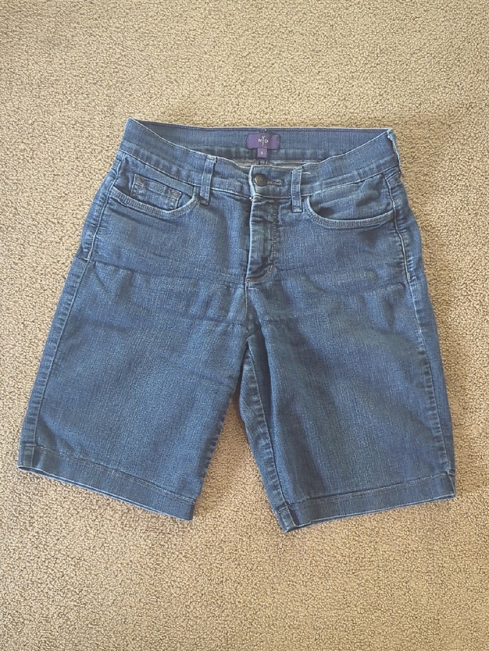 Women's Not Your Daughter's Jeans NYDJ Denim Bermuda Shorts - Blue